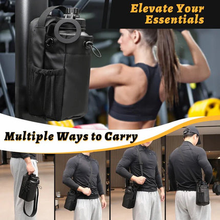 Magnetic Gym Bag With Water Bottle Holder - SmartSouks
