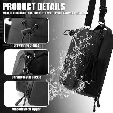 Magnetic Gym Bag With Water Bottle Holder - SmartSouks