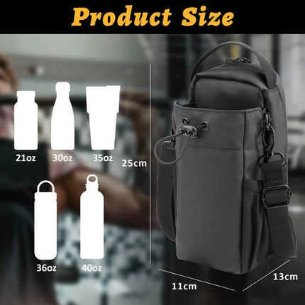 Magnetic Gym Bag With Water Bottle Holder - SmartSouks