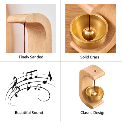 Magnetic Wood Doorbell & Wind Chime - SmartSouks