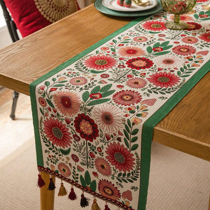 Modern Floral Table Runner 33*180cm - SmartSouks