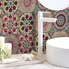 Moroccan Floral Tile Wall Stickers 24pcsWall Stickers