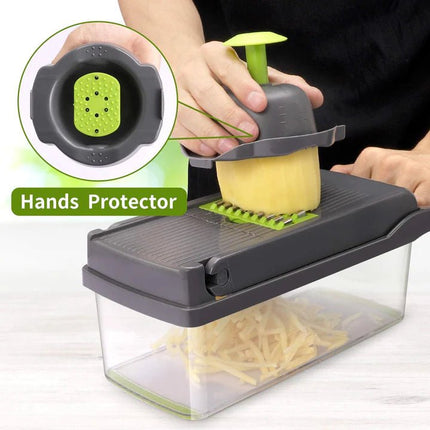 Multifunctional Vegetable Cutter Food Cutter Potato Cutter, Egg Separator Slicer - SmartSouks
