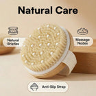 Natural Body Dry Brush – Exfoliating Massage Brush for Smooth, Radiant SkinBath Brush