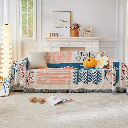 Nordic Style Sofa Blanket - Double Sided - Colored 180*300cm - SmartSouks