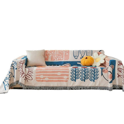 Nordic Style Sofa Blanket - Double Sided - Colored 180*300cm - SmartSouks