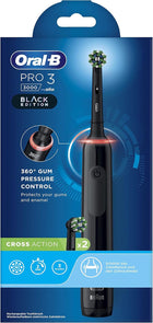 Oral-B Pro 3 - 3000 - Black Electric Toothbrush - SmartSouks