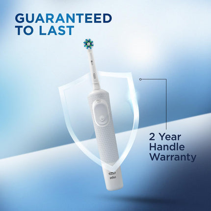 Oral-B Vitality 100 Crossaction Rechargeable Electric Toothbrush White - SmartSouks