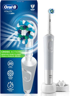Oral-B Vitality 100 Crossaction Rechargeable Electric Toothbrush White - SmartSouks