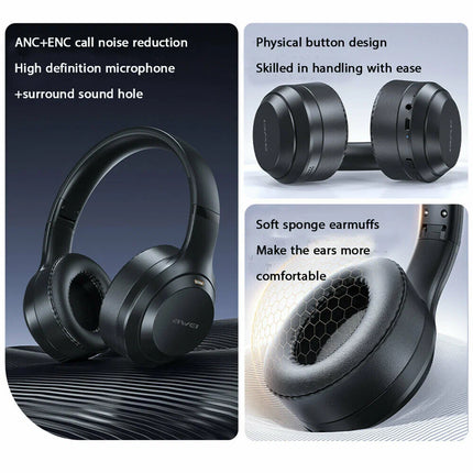 AWEI Wireless Headphone with Noise Cancellation / AWEI AT3