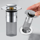 Pop-Up Sink Drain Strainer – Hair Catcher & Anti-Clog Stopper - SmartSouks