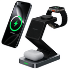 Porodo 4-In-1 Powerdock Wireless Charging Station- BlackWireless Charger