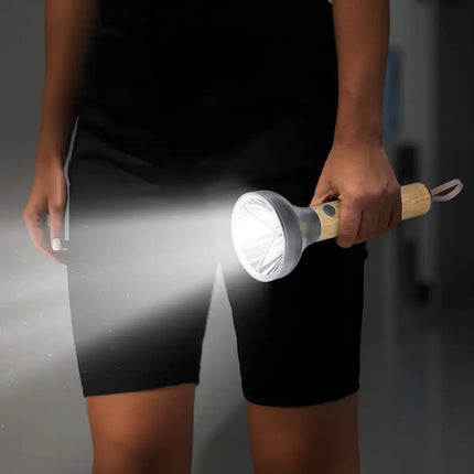 Porodo Lifestyle Birch 300 Wooden LED Flashlight - WoodenFlashlight