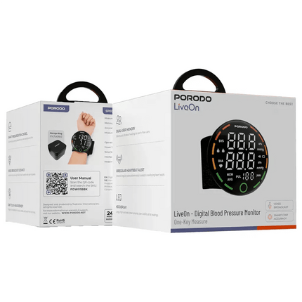 Porodo LiveOn Digital Blood Pressure Monitor