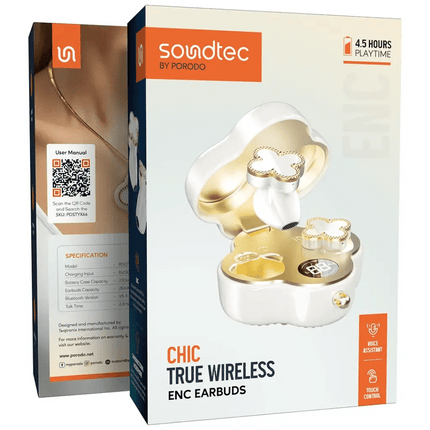 Porodo Soundtec Chic True Wireless ENC Earbuds