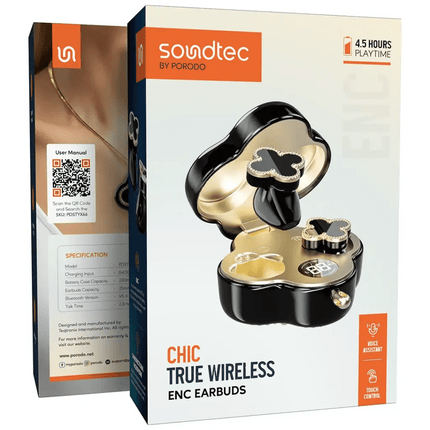 Porodo Soundtec Chic True Wireless ENC Earbuds