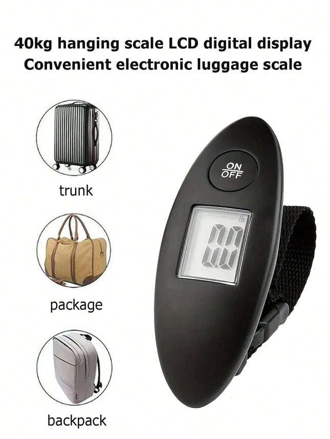 Portable Travel Electronic Scale Black - SmartSouks