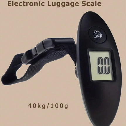 Portable Travel Electronic Scale Black - SmartSouks