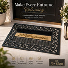 Rectangular Welcome Door Mat 75x45cm