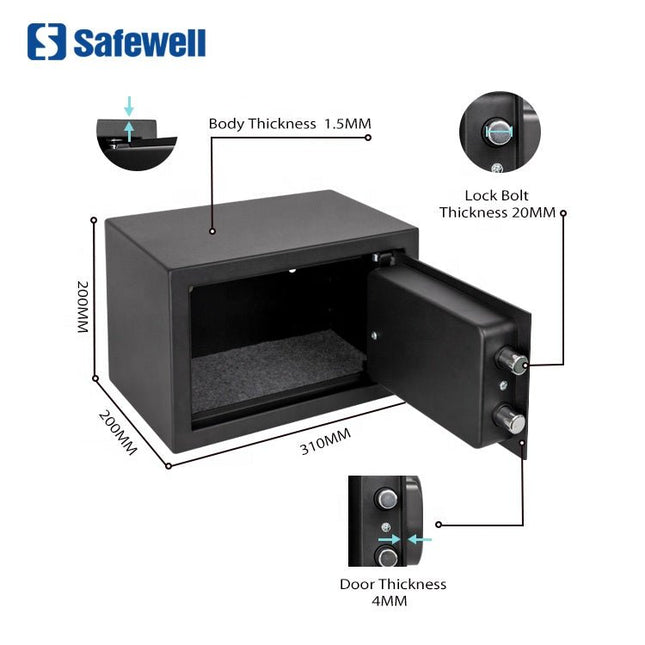 Safewell Electronic Digital Money Security Safe Box - SmartSouks