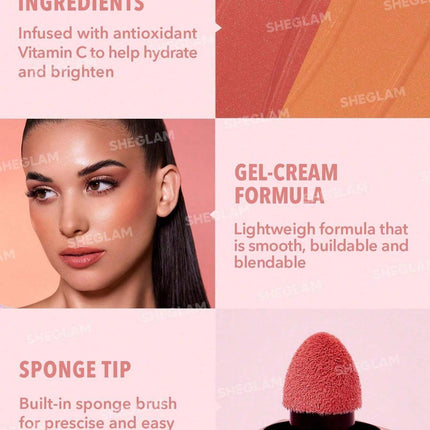 SHEGLAM Dayglow Blush Love Cake - SmartSouks