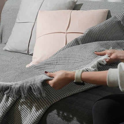 Sofa Blanket- Double Sided - Grey 180*300cm - SmartSouks
