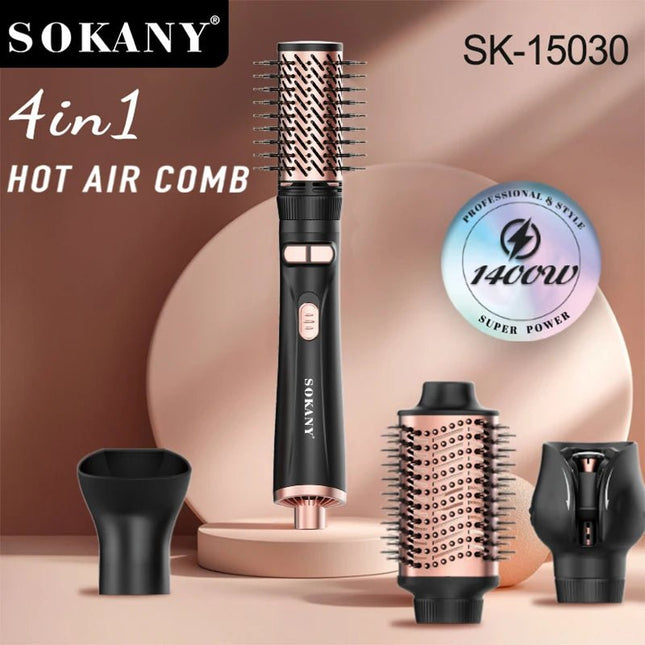 Sokany Professional Hair Straightener 4 in 1 Hot Air Comb - SmartSouks