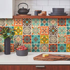 Spanish Floral Tile Wall Stickers 30pcs - SmartSouks