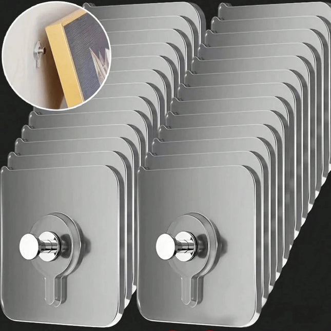 Strong Self-Adhesive Wall Hooks 5Pcs - SmartSouks