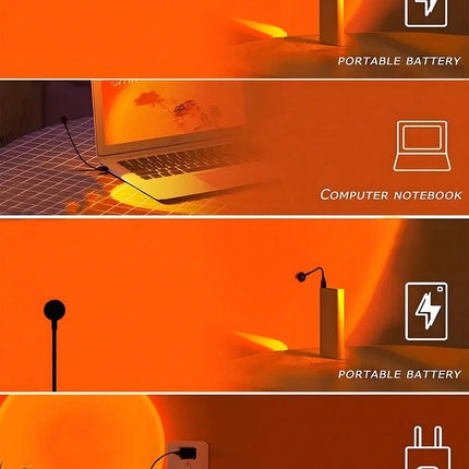 Sunset Light Projector USB Night Lamp - SmartSouks