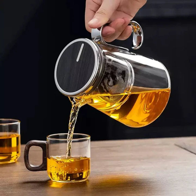 Tea Pot with One-Click Filter - SmartSouks