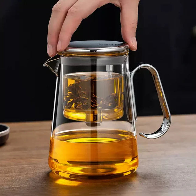 Tea Pot with One-Click Filter