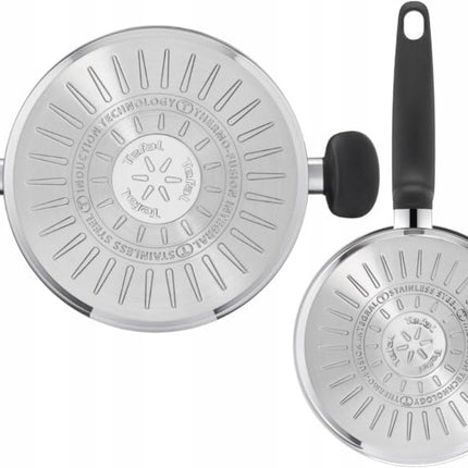 TEFAL Primary Pot Set, Stainless Steel, Induction, 11 Pieces - SmartSouks