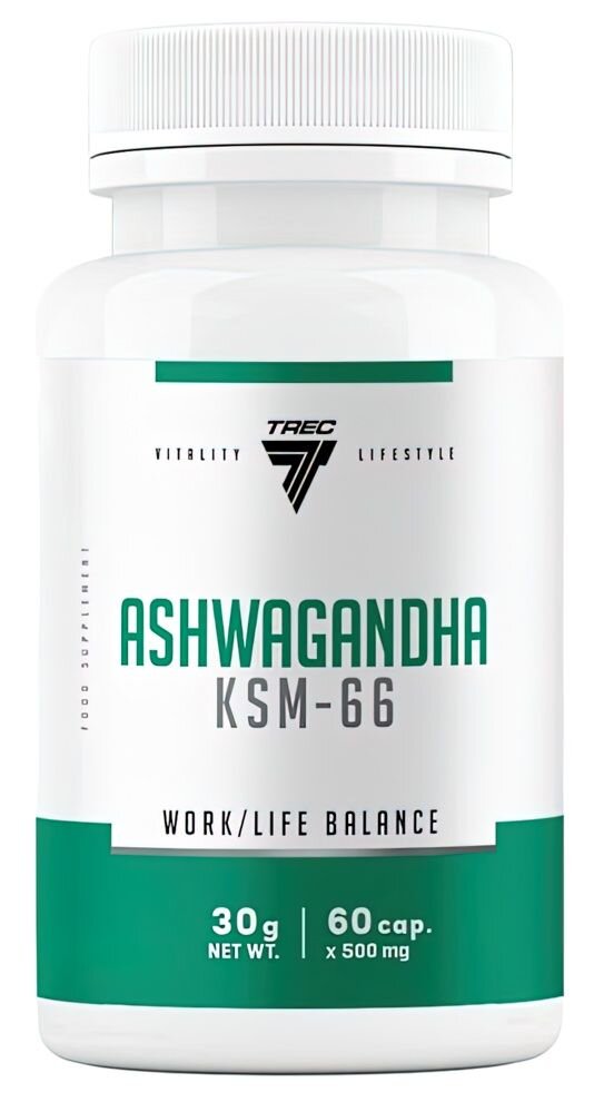 TREC ASHWAGANDHA KSM-66 500MG 60TAB - SmartSouks