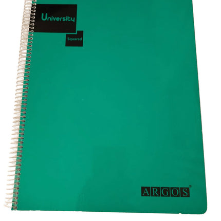 University Copybook A4 Carton Cover Spiral Square 96Sh 80G / ARGOS BTS - SmartSouks