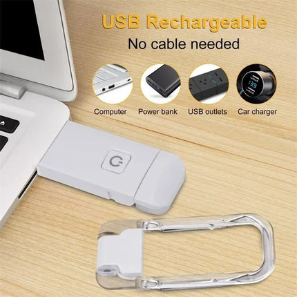 USB Rechargeable Book Light With 3 Levels - SmartSouks