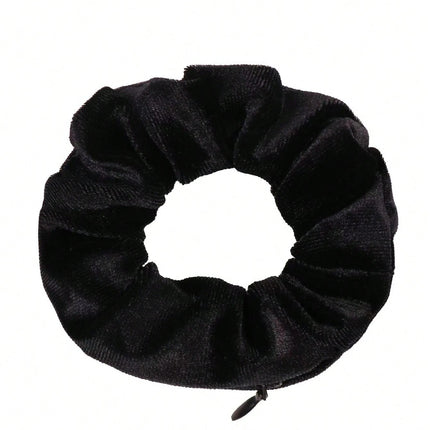 Velvet Hair Ring With Hidden Pocket - SmartSouks