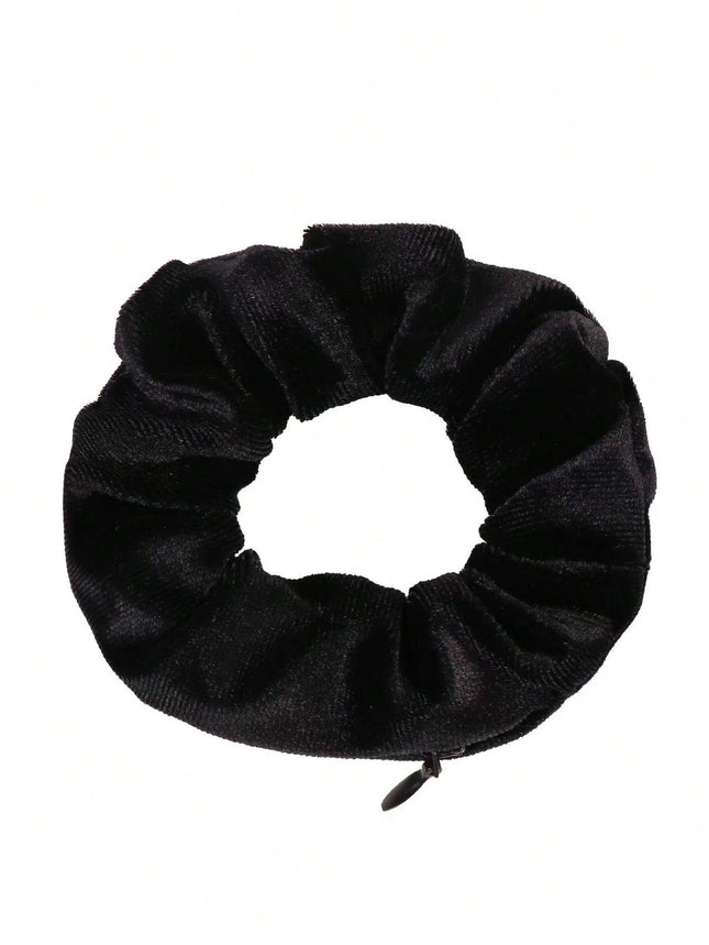 Velvet Hair Ring With Hidden Pocket - SmartSouks