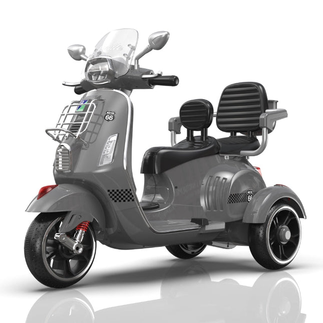 VESPA Electric Rechargeable 3 Wheel Scooter Two Seater - SmartSouks