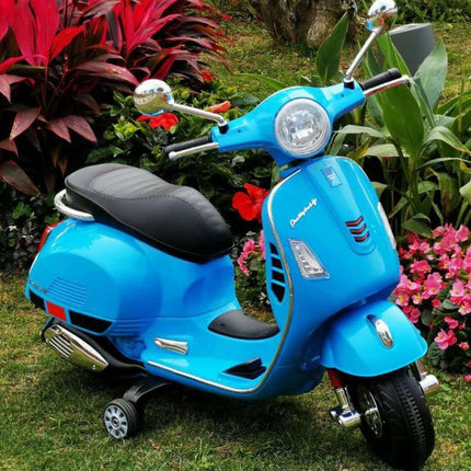 VESPA Electric Rechargeable Two Wheel Kids Ride on Scooter - SmartSouks