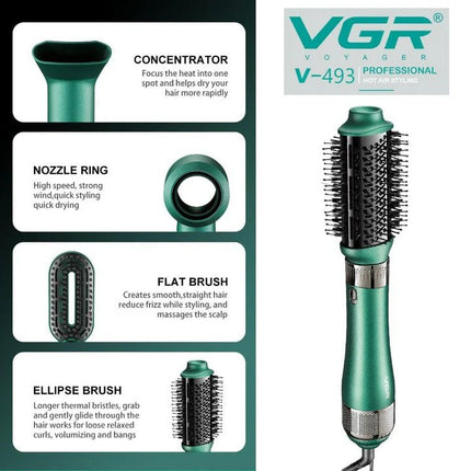 VGR (4 In 1 ) Hot Air Styler For Women -V493 - SmartSouks