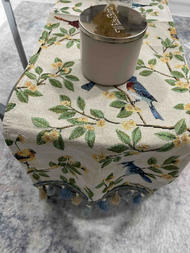 Vintage Countryside Jacquard Weave Table Runner 30*200cm - SmartSouks