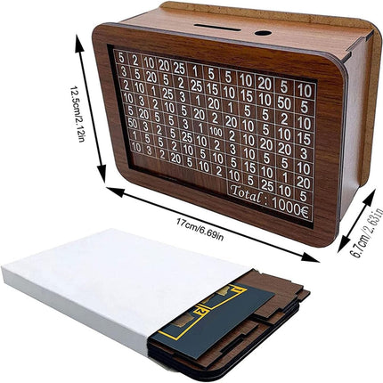 Wooden Saving Box 3K - SmartSouks