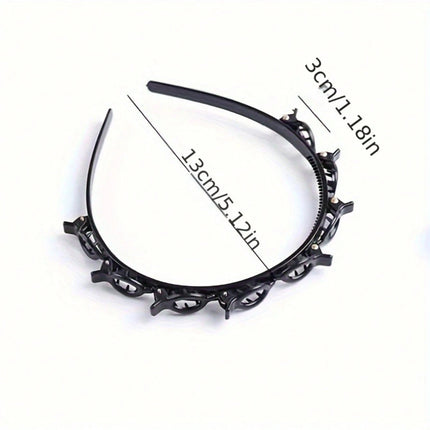 Woven Headband Hair Clips - SmartSouks