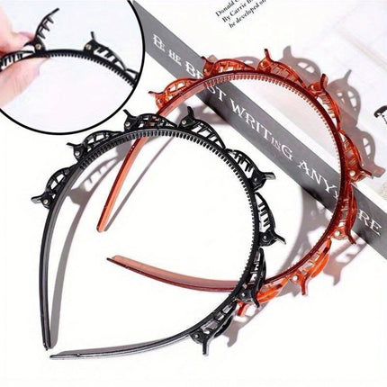 Woven Headband Hair Clips - SmartSouks