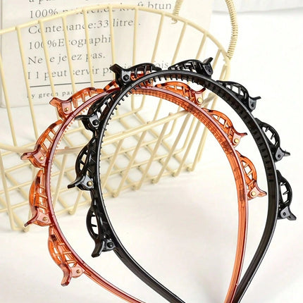 Woven Headband Hair Clips - SmartSouks