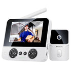 Yesido KM27 Wi-Fi Video Doorbell, 2K, WhiteVideo Doorbell